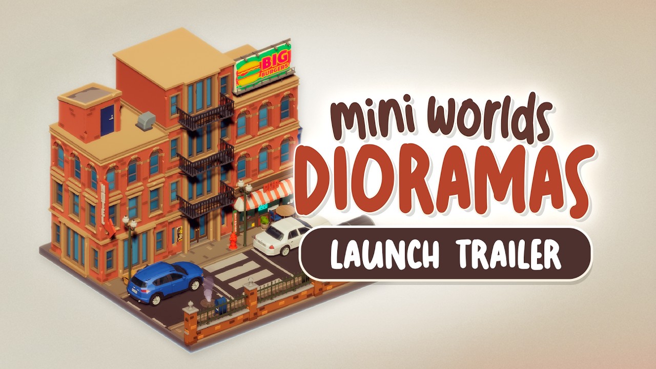 Mini Worlds Dioramas Out Now on Steam, Inviting Players to Build Tiny Living Worlds