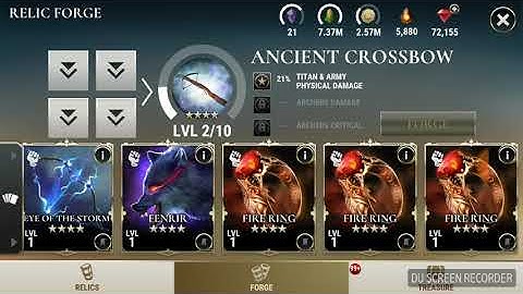 Dawn of titans / Event boost relic / important info
