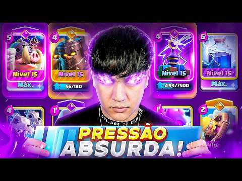 USEI O DECK MAIS FORTE DE PORCOS NO TOP GLOBAL DO CLASH ROYALE *CICLO APELÃO* 💀