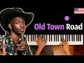 Lil Nas X - Old Town Road ● караоке | PIANO_KARAOKE ● ᴴᴰ + НОТЫ & MIDI