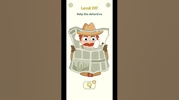 Help the detective | gameplay #level 707 #shorts #deleteonepart #dop2