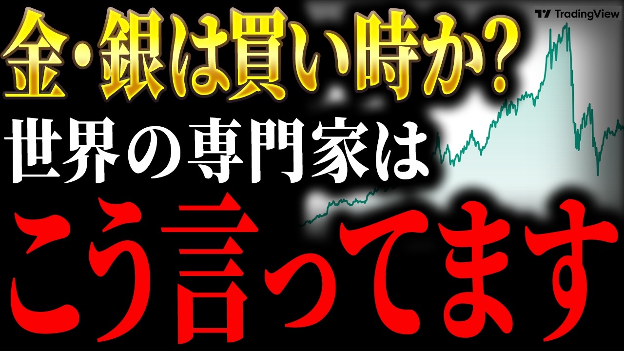 【金・銀は今が買い時？】30％暴落の裏側と“今は待つべき理由”を著名専門家5人の意見を踏まえて解説します。