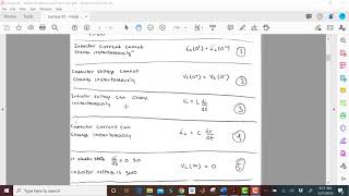 Alexander and Sadiku Chapter 8 – Initial Conditions – Lecture #2