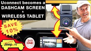 Wireless CarPlay & Dashcam on the Uconnect Screen, From One Device, 2 in 1 ICE-DVR From OneCarStereo screenshot 3