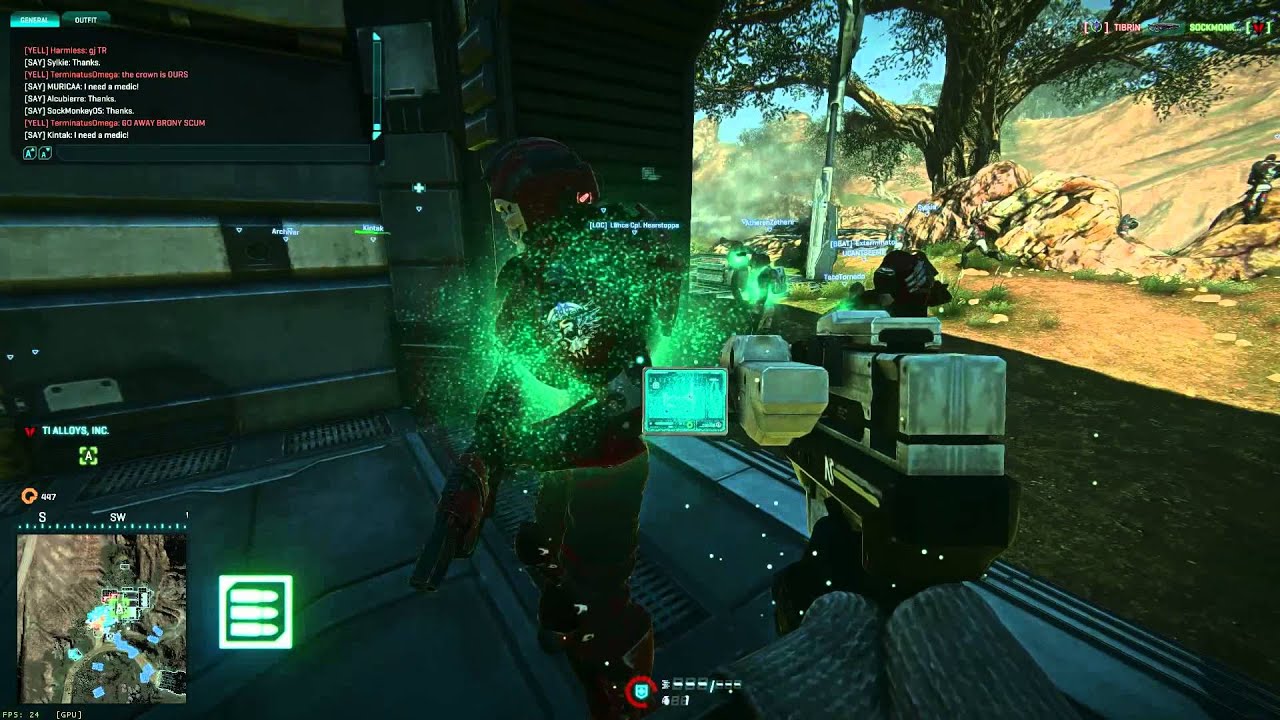 Planetside 2 with the original Planetside music