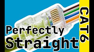 Weird Trick For Perfectly Straight CAT6 Wires