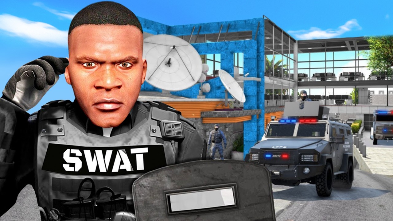 LA MAISON DE FRANKLIN DEVIENT LE QG DU SWAT SUR GTA 5 !