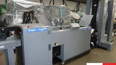 duplo system 5000 dynamic booklet maker for sale   Gab Supplies Ltd   2005