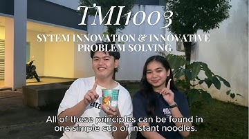 TMF1003 - SYSTEM INNOVATION & INNOVATIVE PROBLEM SOLVING (GROUP 16) (PRINCIPLES 36 - 40)