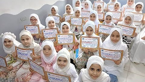 اللهم بارك🌹تكريم الطلاب في حفظ ثلاثة أجزاء من القرآن الكريم ب #دار_الهدى_والنور