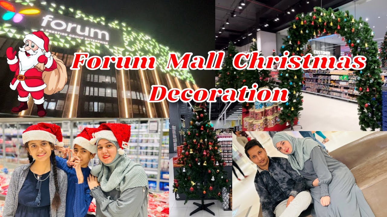 FORUM Mall Konanakunte Cross Christmas decoration 🎄 Family Fun Vlog