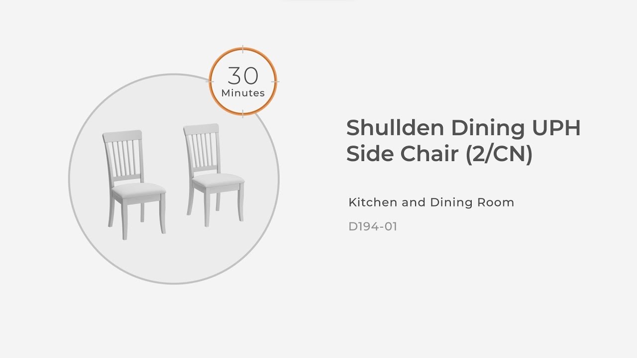 Shullden - Dining Room Side Chair (Set of 2) - Gray