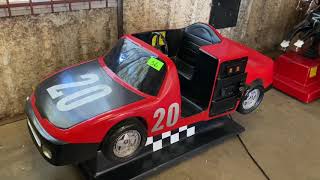 Racing Car Kiddie Ride, Coin Operated