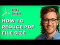 Reduce PDF Size in Adobe Acrobat Pro π