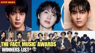 BTS, Aespa, Enhypen, Straykids And More Winning  Some Categories At The Fact Music Awards 2025