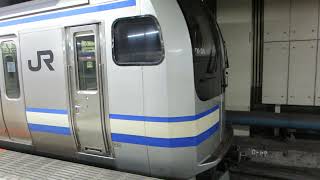 総武快速線　E217系　回送列車　東京駅発車