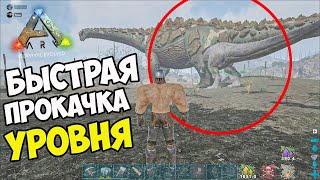 Как БЫСТРО Прокачать УРОВЕНЬ в ARK Survival Evolved! Убийство ТИТАНОЗАВРА в АРК! Выживание на смолах