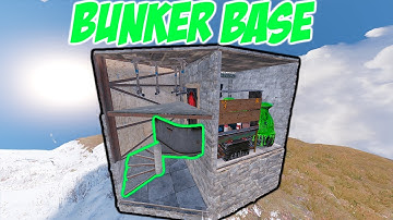 RUST - "NEW META BUNKER" Solo Duo BUNKER Base Design w/ Anti-Deep - Compact Rust Base Design