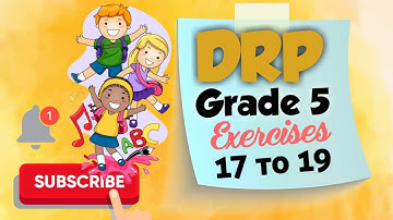 Developing Reading Power Grade 5 - Exercises 17 - 19