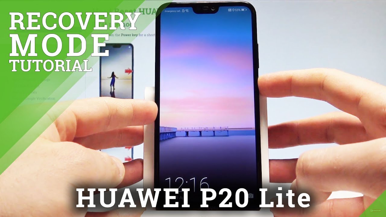 How to Enter Recovery Mode in HUAWEI P20 Lite - eRecovery Mode  |HardReset.Info - YouTube