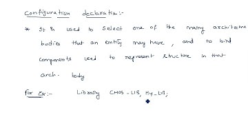 VHDL Code | Configuration and Package declaration | Digital System Design | Lec-06