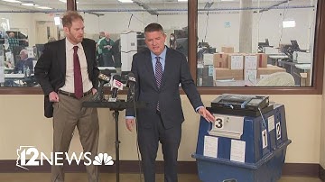 Maricopa County officials discuss tabulator issue seen at some voting centers