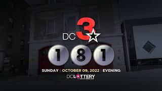 DC LOTTERY Evening 10/09/2022