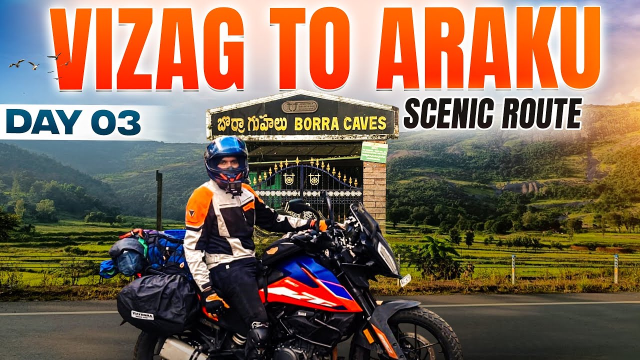 Araku Scenic Route || Vizag to Araku || SamiMotoLens ||  #borracaves  #araku #telugumotovlog