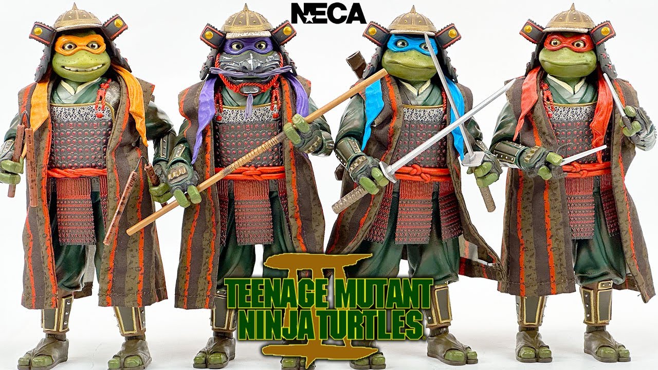 First Look: NECA TMNT 3 Samurai 4-Pack Con Exclusive! – Project Action  Figure