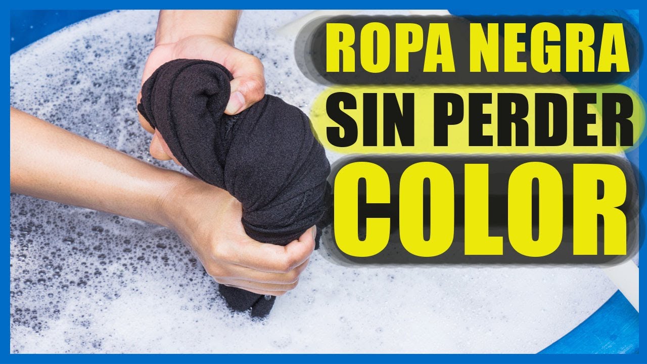 Mariscos después del colegio repentino Cómo lavar la ropa negra para que no pierda color - YouTube