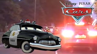 Police chase with Sheriffs theme from Cars