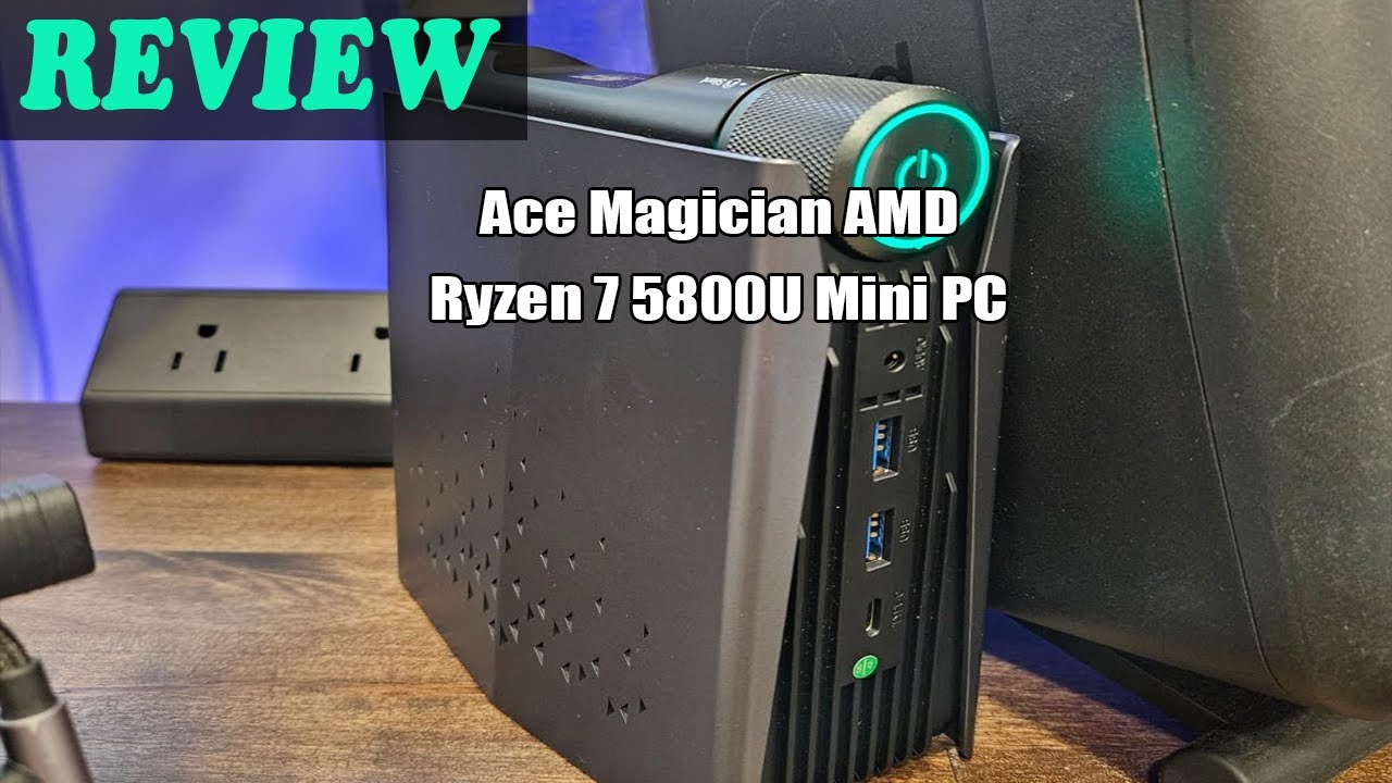  ACEMAGICIAN [Gaming PC] Ryzen Mini PC, AMD Ryzen 7 5800U 16GB  DDR4 512GB NVME SSD Mini Desktop Computer,11 Pro Mini PC Gaming[WiFi6/BT5.2]  [4K UHD/RGB Lights/3 Adjustable Mode] : Electronics