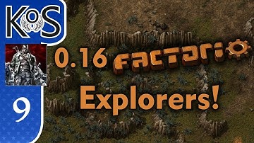 0.16 Factorio Explorers! Ep 9: FIRST RAILS - Coop with Xterminator, MP Gameplay