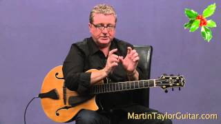 Martin Taylor plays Fingerstyle Guitar version of "Silent Night" chords