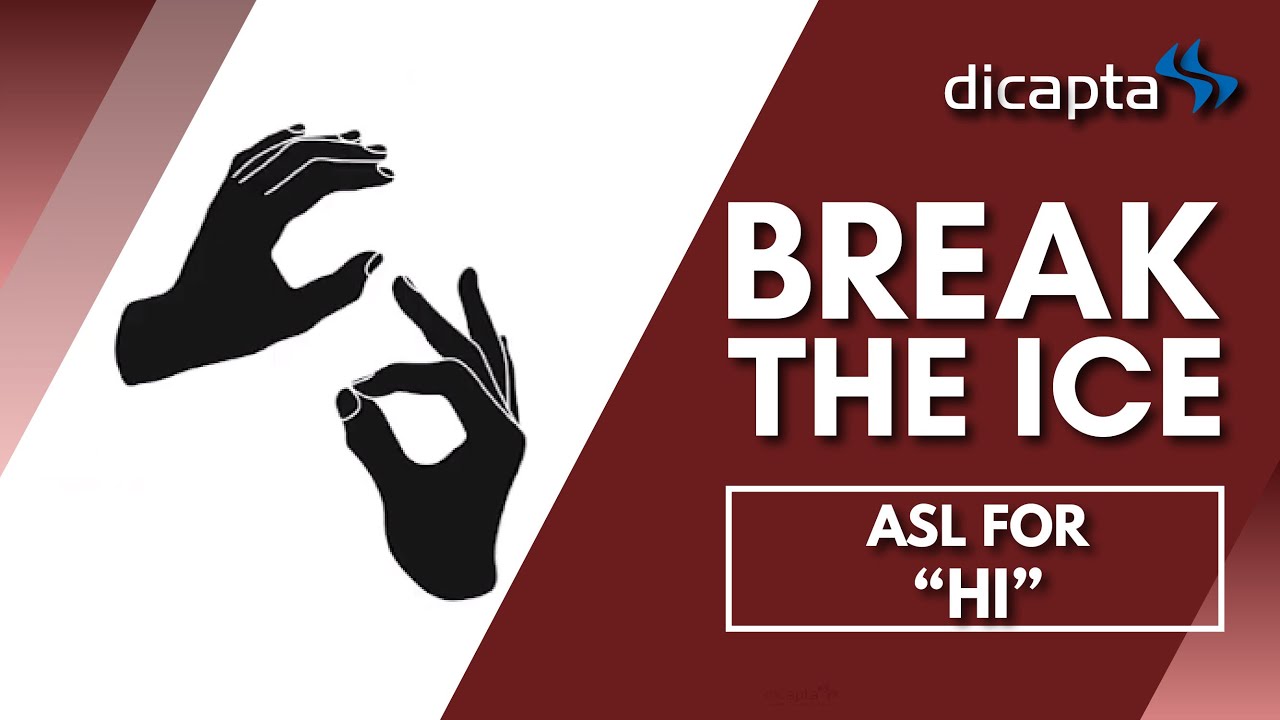 Break The Ice - ASL for Hi by Angela Roth - YouTube