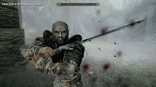 Checking Out And Fighting My Custom NPCs In Riverwood (Skyrim Modding: Mod Observation And Test)