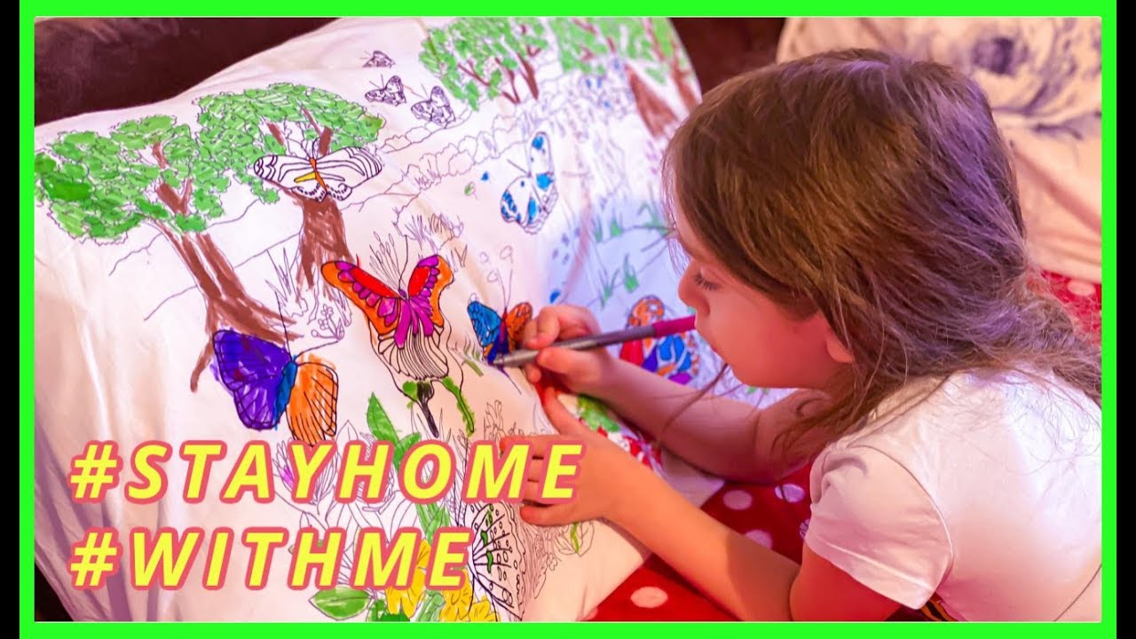 Doodle Your Own Butterfly Pillowcase by Wicked Uncle 