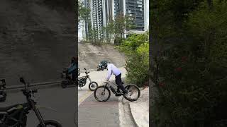 I got down… but how do I get back up 😂 #eccride