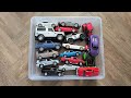 A Box With Different Toy Cars Inside