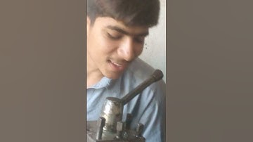 how to make a thread correction using lathe machine#short
