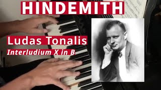 Interludium 10 in B from Ludas tonalis by Paul Hindemith