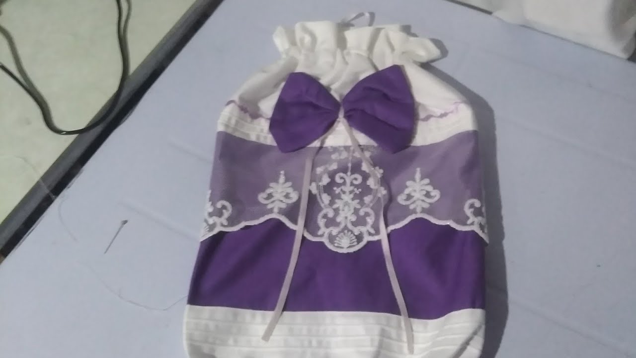 nervürlü atık parçalardan poşetlik dikimi - poşetlik dikimi- geri dönüşüm