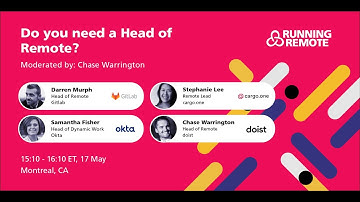 Do you need a Head of Remote? - with Cargo.one, Doist, @Gitlab, & @OktaInc