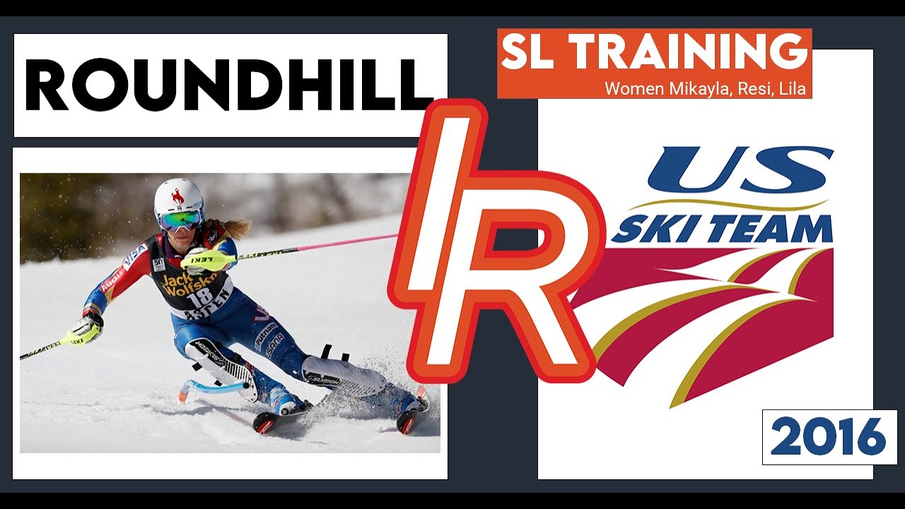 Mikayla Shiffrin, Resi Stiegler,  Lila Lapanja SL training