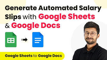 How to Generate Salary Slips with Google Sheets & Google Docs