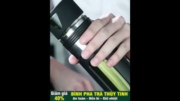 BÌNH PHA TRÀ THỦY TINH CAO CẤP