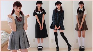 My School Uniform Looks || Nanchatte Seifuku