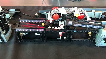 My part of the Great Ball Contraption (GBC) loop at Bricks @nd Friends 2021