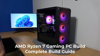 BUILD A GAMING PC WITH ME PC Build Guide. Ryzen 7 Build Start to Finish
Complete Gaming PC build from start to finish including Windows 11 install
As with any project like this, take your time and use good quality tools. Dale π
I hope to bring you more videos like this in the future. Thanks for hanging in there with me.
Dale.
Tools Needed:
#0 Phillips Screwdriver Magnetic Tip
#1 & #2 Phillips Screwdriver Magnetic Tip
Zip Ties
Parts List:
Case: Montech Air 903 Max
https://www.amazon.com/Montech-AIR-903-MAX-Pre-Installed/dp/B0CB26ZFKV/ref=sr_1_1?crid=26D1YRYBYI1MG&dib=eyJ2IjoiMSJ9.BsgdsUmCjfE3MlRqEttBnlRLDczA-vKDDmrrmU_w4Kuuxm0BlF92GXwKYzP5qpNumM59XB5VbjYwmYxnb6PueFPtHNxr_N5FCTHD_CYi7NqYeOyZCvS9TdbJok6pIoh3OvTQMX3Svq-S9H4Q0DCaYHeICMmpDgk-wm_u0jkui_AbMArSUaWZi3ogZZTz2pzKEV2Ifq7zsCOq99mVSJDc3FGzNhwc0dtvRHeriO89UV0.CpPLJAN7svjFCQebx8_GWtxIgPaSTkIYg7eIgpdrU-Q&dib_tag=se&keywords=montech%2Bair%2B903&qid=1734909265&sprefix=montech%2Bair%2B903%2Caps%2C135&sr=8-1&th=1
Motherboard: MSI B550 A-PRO
https://www.amazon.com/MSI-B550-PRO-ProSeries-Motherboard/dp/B089CZSQB4/ref=sr_1_1?crid=26ZJJ4TWIWYLL&dib=eyJ2IjoiMSJ9.eAIWnB6PUOY3-0UnaJZdcPXZPtA32v2RcYn1ohYtjRxYoFyME85rI-Y_gqB0sXm6lDI9CHvrVuAj5WYc_Wv-L6CwtCc7ZlT1CSQ6UyC9shjtiGwFWwOkDs1rIn85uhY5MKsI-5x8c1LgZI-VoPoog_gK5IzPgVFD3qicNyu8sUAp0K6IG-zNF1_z-wsntVJ34ex3SvbqErxldcu9qA4_2XPHjRK3MnOpwoj6AfgQwdw.bBw5dFZQJgDk7fPBxfSUg2VS6hc76d6KvdkrB-SVMyE&dib_tag=se&keywords=msi%2Bb550%2Ba%2Bpro&qid=1734909360&sprefix=msi%2Bb550%2Ba%2Bpro%2Caps%2C158&sr=8-1&th=1
CPU: AMD Ryzen 7 5700X 8 Core
https://www.amazon.com/AMD-5700X-16-Thread-Unlocked-Processor/dp/B09VCHQHZ6/ref=sr_1_2?crid=382EIIV8K9WIT&dib=eyJ2IjoiMSJ9.taPuMPMtYK9x1rZd85JN2NFZEGEz2o8uSzvHjBTQnMGG9e43pcuLlwCE2bZsTRscoYy6OmujLcAbl2I_6ipccnBz0ry20d1AKJAObcjfNF06FhNuuALoJsH9tj0IhCKc6jHFuAZjcTBmXFkfRP19Wns6OKYTmaFaSV4axGDRdenLucAIPD6BtjNw7VTzHEfbtw0ImZihH9bpJHcfWFtOypq7K-AbgMzMjyPeYQGgASM.5oPYTChPz367fwuX7t7egEC-34FGkqSHjw27gv8CMLY&dib_tag=se&keywords=ryzen+7+5700x&qid=1734909397&sprefix=ryzen+7+5700x%2Caps%2C131&sr=8-2
RAM: Gskill TridentZ 32GB Kit 2x8 DDR4 3600MHz
https://www.amazon.com/G-SKILL-TridentZ-32GB-3200Mhz-F4-3200C16D-32GTZR/dp/B07DMNZY56/ref=sr_1_2?crid=1SUC1QFMCOVOE&dib=eyJ2IjoiMSJ9.LefN7RdmcjJSxFXo4KZz2NUzTCzKsxyBhhYtljqG-3SiaT0EulFajwzAJhYrkhqqBpbFp3EyfNmcsl-kJbrV3GNVdoThkhHGcvPWGe1hHN4nP3D0fGOqsqN5hs75SDMr2Y25zy51TioiPd7ZaL91mKbyjaVSg5NjQol3MLyj1sz84BiZfHoDU5lsmPBjij0XX7CIOBv12DY_q-4ToneXv56aL-w3wkCHUg8klP9j_jk.fYd_Nh422FGXN3wN9KH54A8b3NqAVtxxojuWyJ2jghA&dib_tag=se&keywords=gskill%2Btrident%2Bz%2B32gb%2Brgb&qid=1734909442&sprefix=gskil%2Btrident%2Bz%2B32gb%2Brgb%2Caps%2C118&sr=8-2&th=1
SSD: SP Gen4 1TB M.2 NVMe US75
https://www.amazon.com/Silicon-Power-Compatible-Playstation-SP01KGBP44US7505/dp/B0CCD6T788/ref=sr_1_4?crid=PI8PB1V3BUNI&dib=eyJ2IjoiMSJ9.atAf5wxqvkJXU7AqyqOfb0cZ7Mtm7_bG1wghjB8TsG9ugflsnt_rlTGS0ABd0cFnS47JY9VG378X1_M5gondVlMuN0pLKcLLGXII_RszIakLAbDJhX-1TqUvQUdWXb2jGz4wEBftc0VWtWfstNnjxkQ6_bc9jeIO70ESCmvhPfjjojb9I4Fnkf03hx88-Tj7_kF2dsHLmjbvq0K0noFi9B7Qem5GmDLGiyi-HJeK4tc.zxoAgsHFZZLZn-GpVxuh3m5afaNnf4bj_4aH2NAWyHQ&dib_tag=se&keywords=sp%2Bgen4%2B1tb%2Bssd&qid=1734909497&sprefix=sp%2Bgen4%2B1tb%2Bssd%2Caps%2C116&sr=8-4&th=1
GPU: XFX RX6750XT 12GB VRAM
https://www.amazon.com/XFX-Speedster-QICK319-Graphics-RX-675XYJFDP/dp/B0B34M1YLW/ref=sr_1_1?crid=1GG8FY5NO788X&dib=eyJ2IjoiMSJ9.EhfQKVM9K-hOR5c7GNMmy7wgzaHQLlv2nEifjMjAAt5BOl6GGqDrcxlfJeLtWkffpFgqSugOIYJ-dwOmkgbKy1tSUjaIy0SbLSsc7cqpnufAJz9GnOhcJJcqrWf5_kpEAy6VrnUxqVcPEwfj5rNlAfKqhcZjUFvsdZ-LJqYrTcXcexk3Yyqqr6y9gchsDwkAspNOZZFzMe-6-43NoXCrpLf1KKtTGtZ5We4m03BgBwQ.un_kEJb1Juv6xTS37NTtyZMGrapIa5UCnEIUfdziH_k&dib_tag=se&keywords=xfx%2Brx6750xt&qid=1734909546&sprefix=xfx%2Brx6750xt%2Caps%2C120&sr=8-1&th=1
PSU: MSI MAG A750GL Modular
https://www.amazon.com/MSI-MAG-A750GL-Gaming-Supply/dp/B0CC3QBGDL/ref=sr_1_1?crid=ZMPKM8L0BHEE&dib=eyJ2IjoiMSJ9.qTA7AE3ocfWTZgxyyTcEWIhTb0YFtJ8k6igliQN_68fcWXCMNviDFc3R0-EW88p_8zWlYAIX2yAc1-WFntvO17Bsjj1564ax11Dtwvp1mwqSwqO3Bl2MEX6HGEewOkuYESm5VXAamOaBKsFG5w0WtCS9JRo_pGqOI2nviJCg59uLEFE61yI_QSLlw900QQ1S.1DlambioR7ma0v-Rq2zYFYqa25JCnGPFG2C_pxWoruE&dib_tag=se&keywords=msi%2Ba750gl&qid=1734909584&sprefix=msi%2Ba750gl%2Caps%2C117&sr=8-1&th=1
Cooler: Thermalright Burst Assassin 120 RGB
https://www.amazon.com/Thermalright-BA120-Cooler-TL-C12CG-S-Bearing/dp/B09SDGBJ55/ref=sr_1_7?crid=26XM4AK2ZWHUD&dib=eyJ2IjoiMSJ9.WEbzLogHxZJzU34-p7RSiFps6JfL00k0G8fmMsdPZ1-fyfvouqzqQJ5RtNZ34MecTxE5A_jG6rqOs5rxy4ed_DntirFXCUoQDyLat6_0nVcMluu2sGHy0_qCB-X2GaAIwJJfh0bzWjBoG9eRdSV244K6AopAlRXX_Acdy8b1t3g0GZ-IPHArVRXXT5DSnvCEnEKw14hZFF5GyOo4sv45mGzPzwGUDigwosFhpPs2Blc.bpyQtba7ZD2I9mtnXKi5dAMnrZsZETrWRyJD3VbfnOk&dib_tag=se&keywords=burst%2Bassassin%2B120%2Brgb&qid=1734909621&sprefix=burst%2Bassassin%2B120%2Bargb%2Caps%2C128&sr=8-7&th=1
Thanks For Watching Everyone!
Dale BUILD A GAMING PC WITH ME PC Build Guide. Ryzen 7 Build Start to Finish
