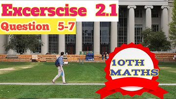 4. Math Solution Class 10 Ch2 Ex 2.1 Q5-7 in Urdu/Hindi